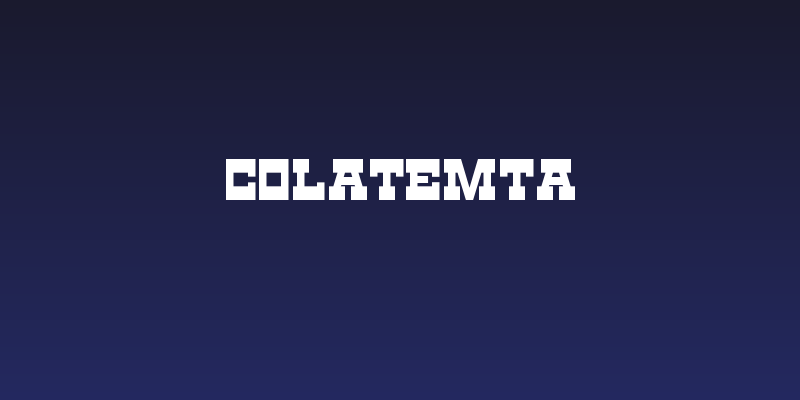 Colatemta Social Header