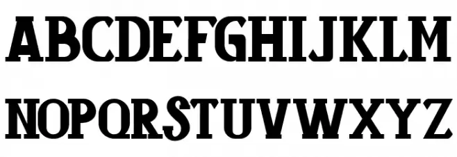 Colbad FREE Font Litere mari
