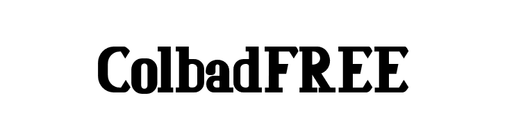 ColbadFREE  免费字体下载