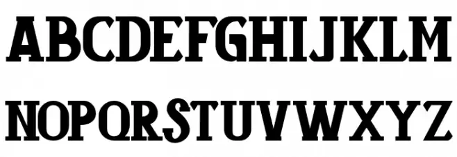 ColbadFREE Font Litere mari