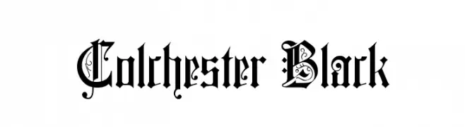 Colchester Black  les polices de caractères gratuit tlcharger