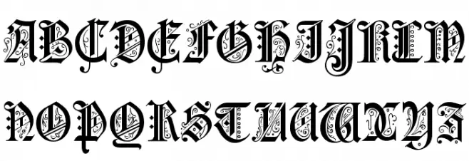 Colchester Black Schriftart Groß
