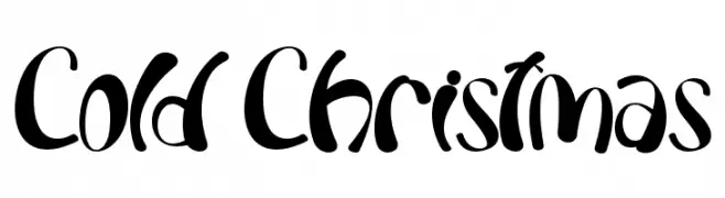 Cold Christmas les polices de caractères gratuit télécharger