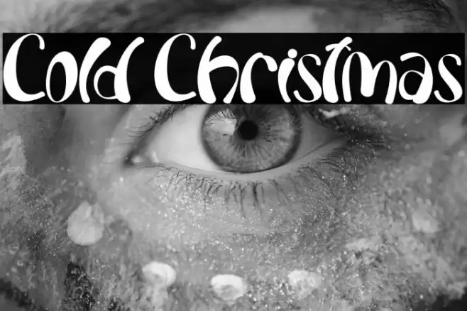 Cold Christmas Font examples
