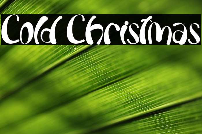 Cold Christmas Example 2