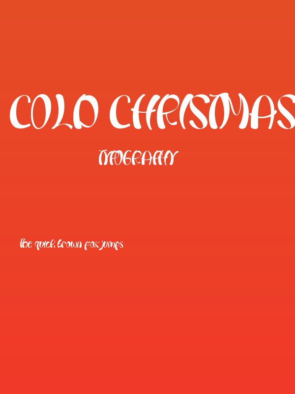Cold Christmas Poster