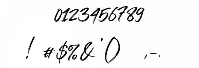 Cold Climate Font OTHER CHARS