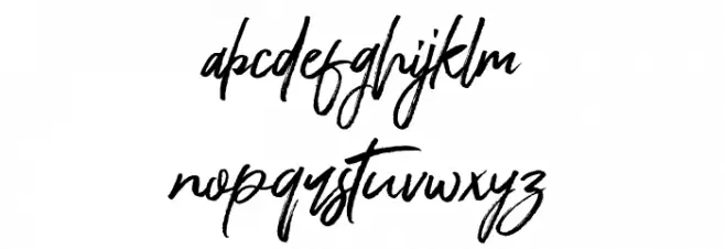 Cold Climate Font LOWERCASE