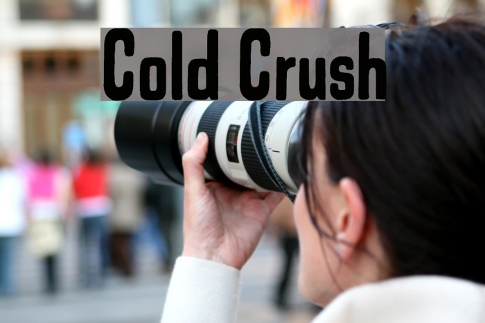 Cold Crush Font examples