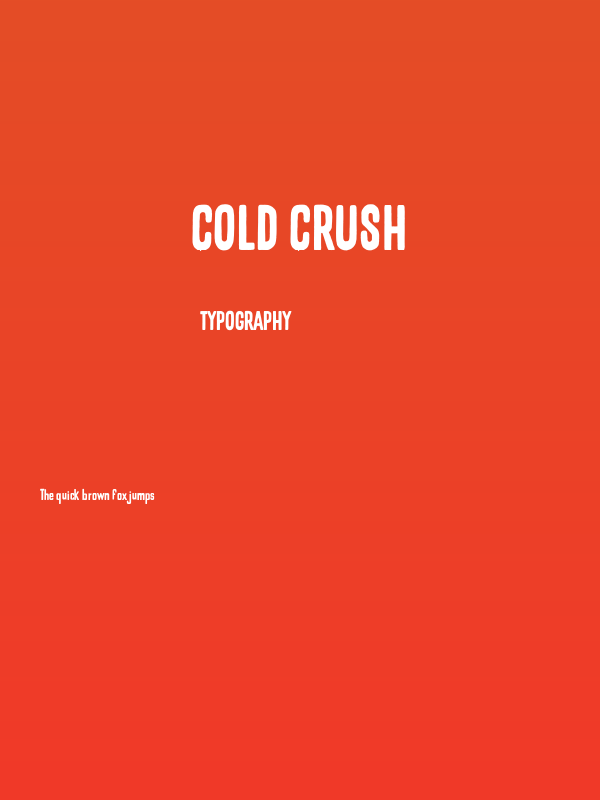 Cold Crush Poster