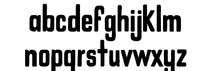 Cold Crush Font LOWERCASE