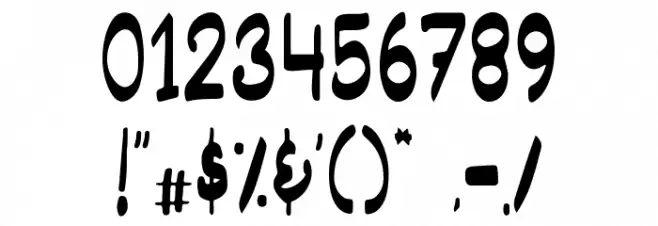 Cold House Font OTHER CHARS