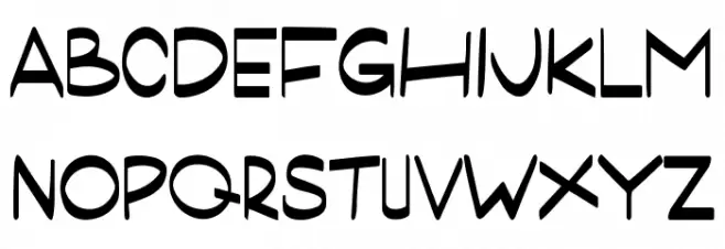 Cold House Schriftart Groß