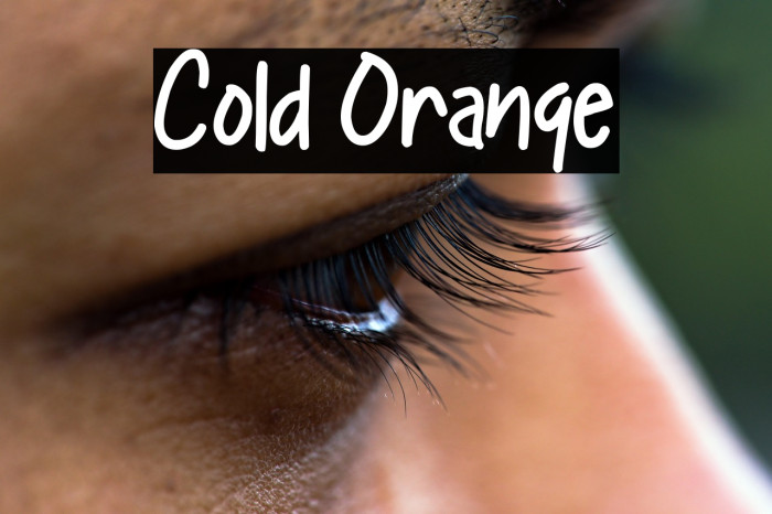 Cold Orange Example 3
