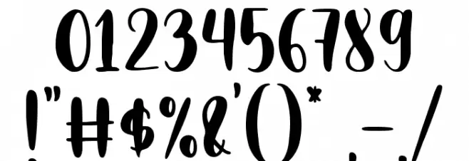 Cold Outside Font OTHER CHARS