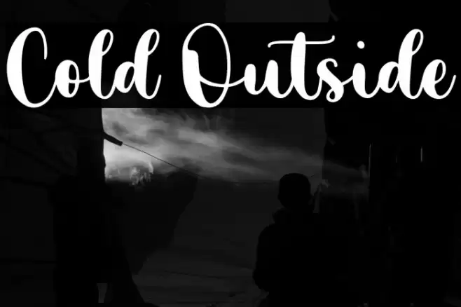 Cold Outside Font examples