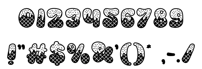 Cold Snowflake One Font OTHER CHARS