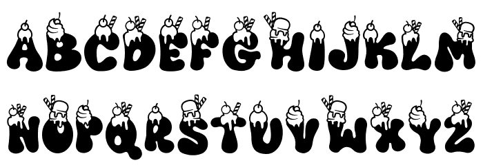 Cold Snowflake Seven Schriftart Groß