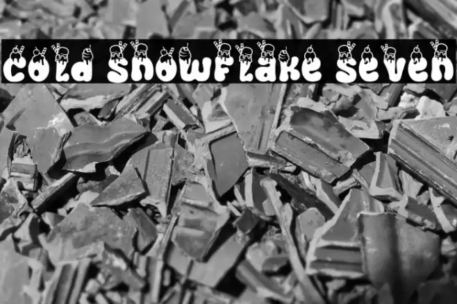 Cold Snowflake Seven Font examples