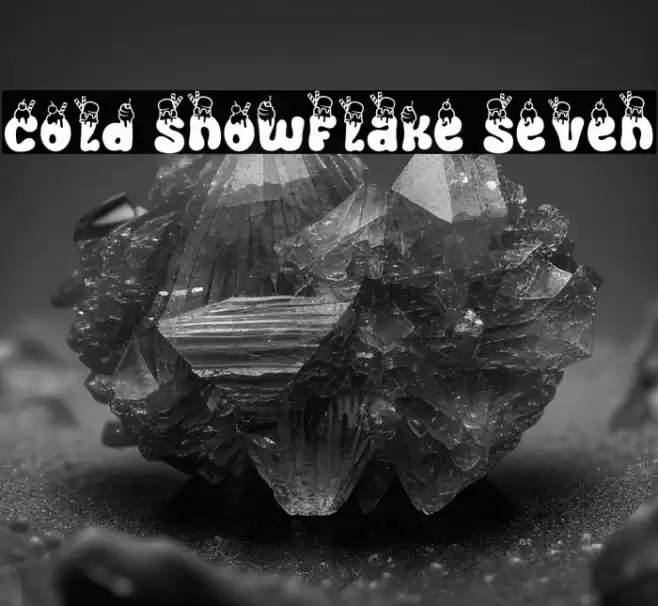 Cold Snowflake Seven Font examples