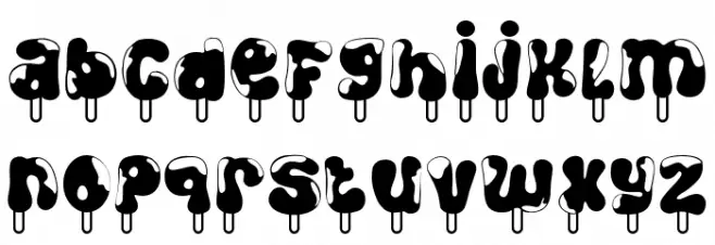 Cold Snowflake Two Шрифта строчной