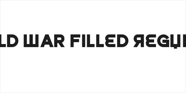 Cold War Filled Regular Logo