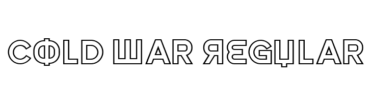 Cold War Regular  Frei Schriftart Herunterladen