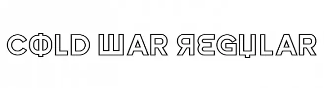 Cold War Regular  baixar fontes gratis