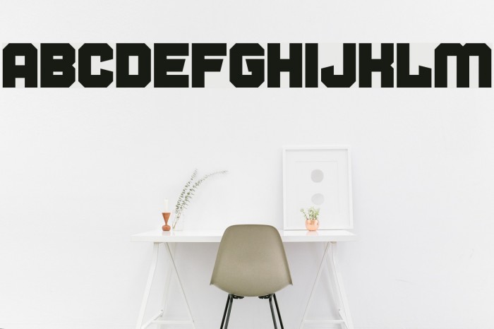 Cold Warm Font examples