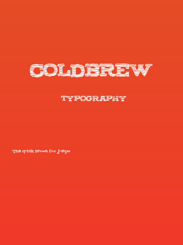 ColdBrew Poster