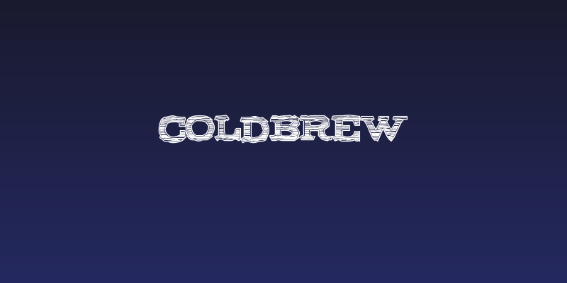 ColdBrew Social Header