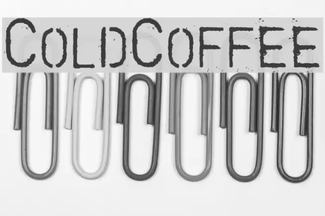 ColdCoffee Шрифта examples