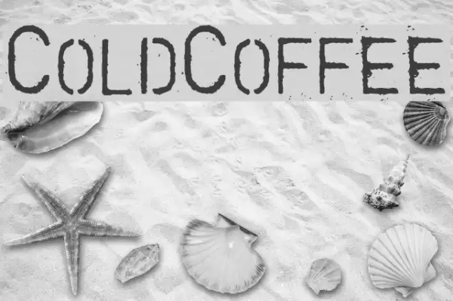 ColdCoffee Шрифта examples