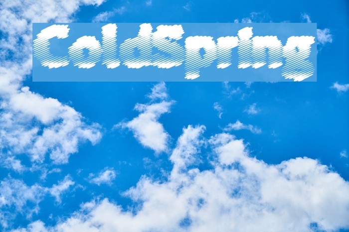 ColdSpring Font examples