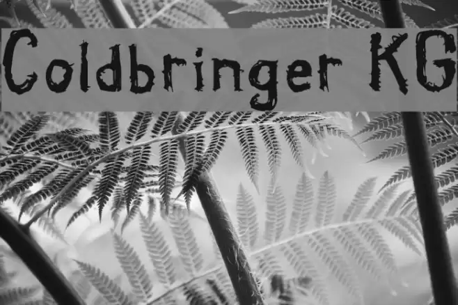 Coldbringer KG フォント examples