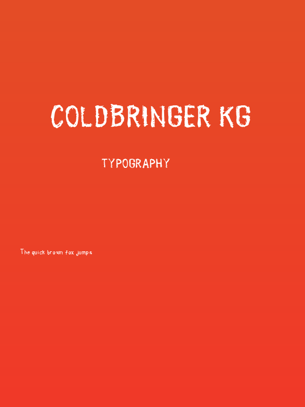 Coldbringer KG Poster