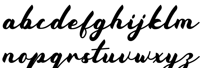 Coldcoast Font LOWERCASE