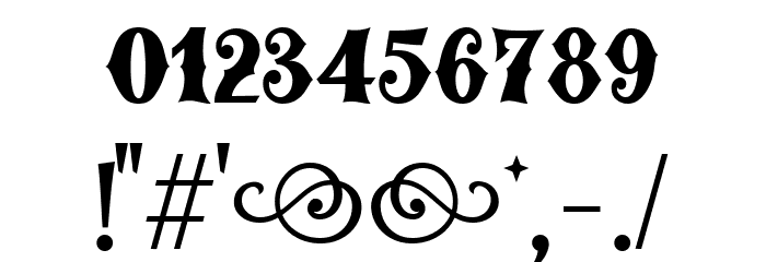 Colder Weather Regular Font OTHER CHARS