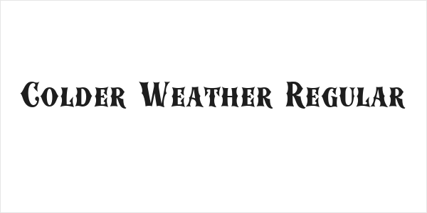 Colder Weather Regular Logo