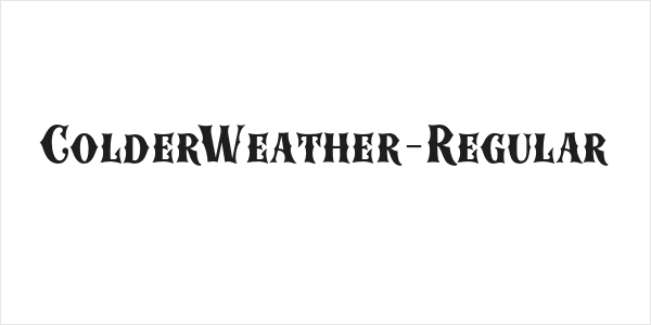 ColderWeather-Regular Logo