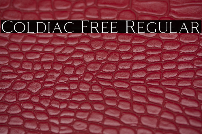 Coldiac Free Regular Example 1