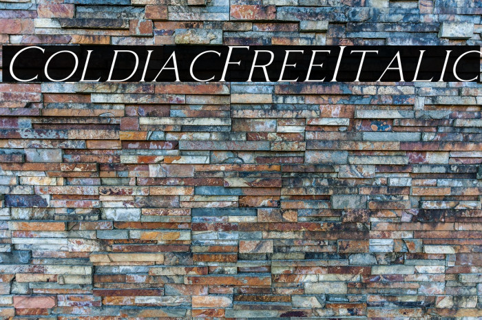 ColdiacFree-Italic Example 2