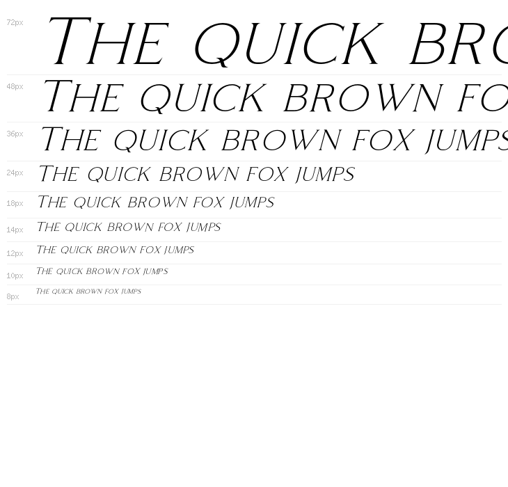 ColdiacFree-Italic Waterfall