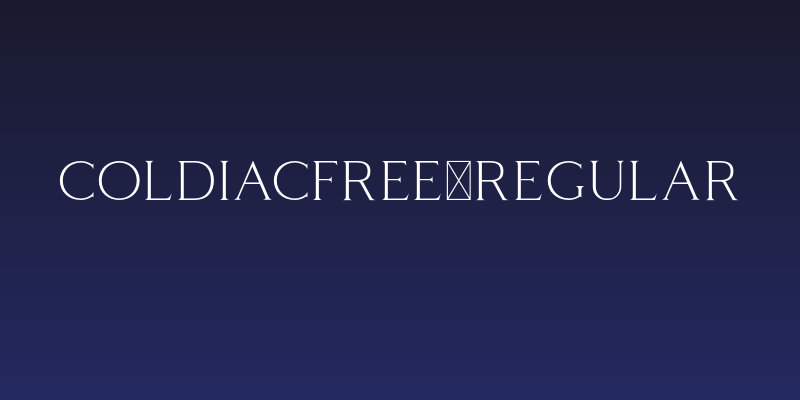ColdiacFree-Regular Social Header