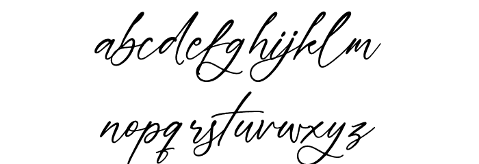 Coldwell Bridges Font LOWERCASE