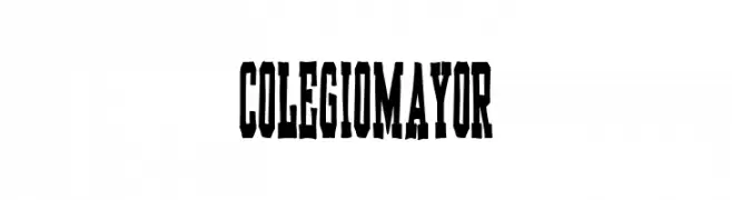 Colegio Mayor  Free Fonts Download