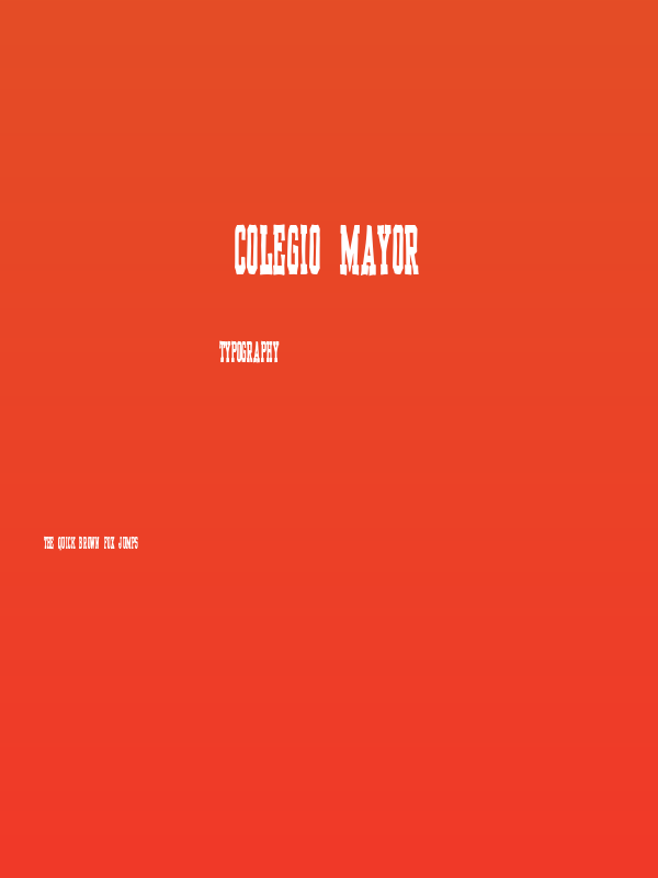 Colegio Mayor Poster