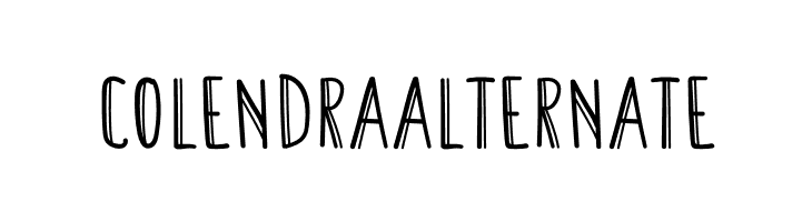 Colendra Alternate  नि: शुल्क फ़ॉन्ट्स डाउनलोड