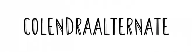 Colendra Alternate  font caratteri gratis