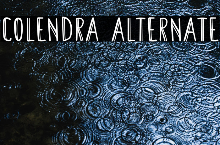 Colendra Alternate Example 1